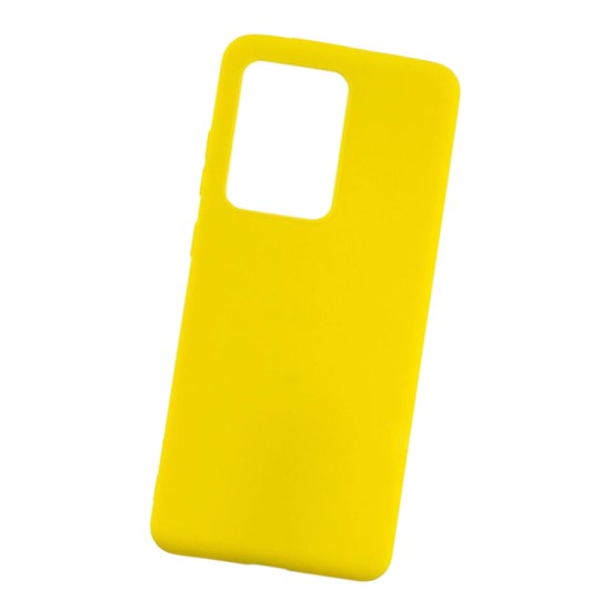 Capa de Silicone para Samsung Galaxy Note 20 Ultra Amarelo